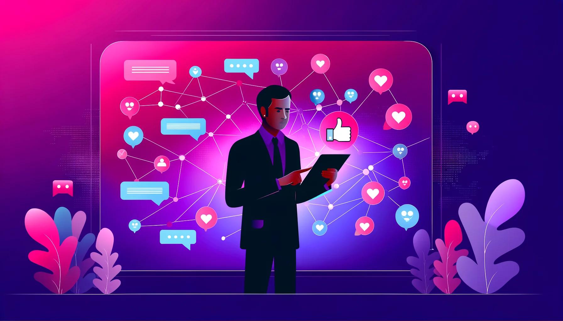 Social listening dashboard